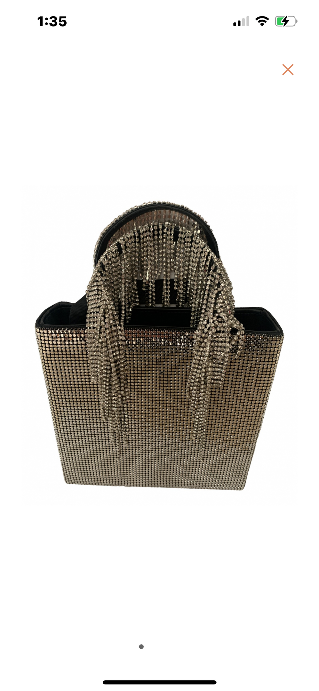 Kara Glitter Handbag
